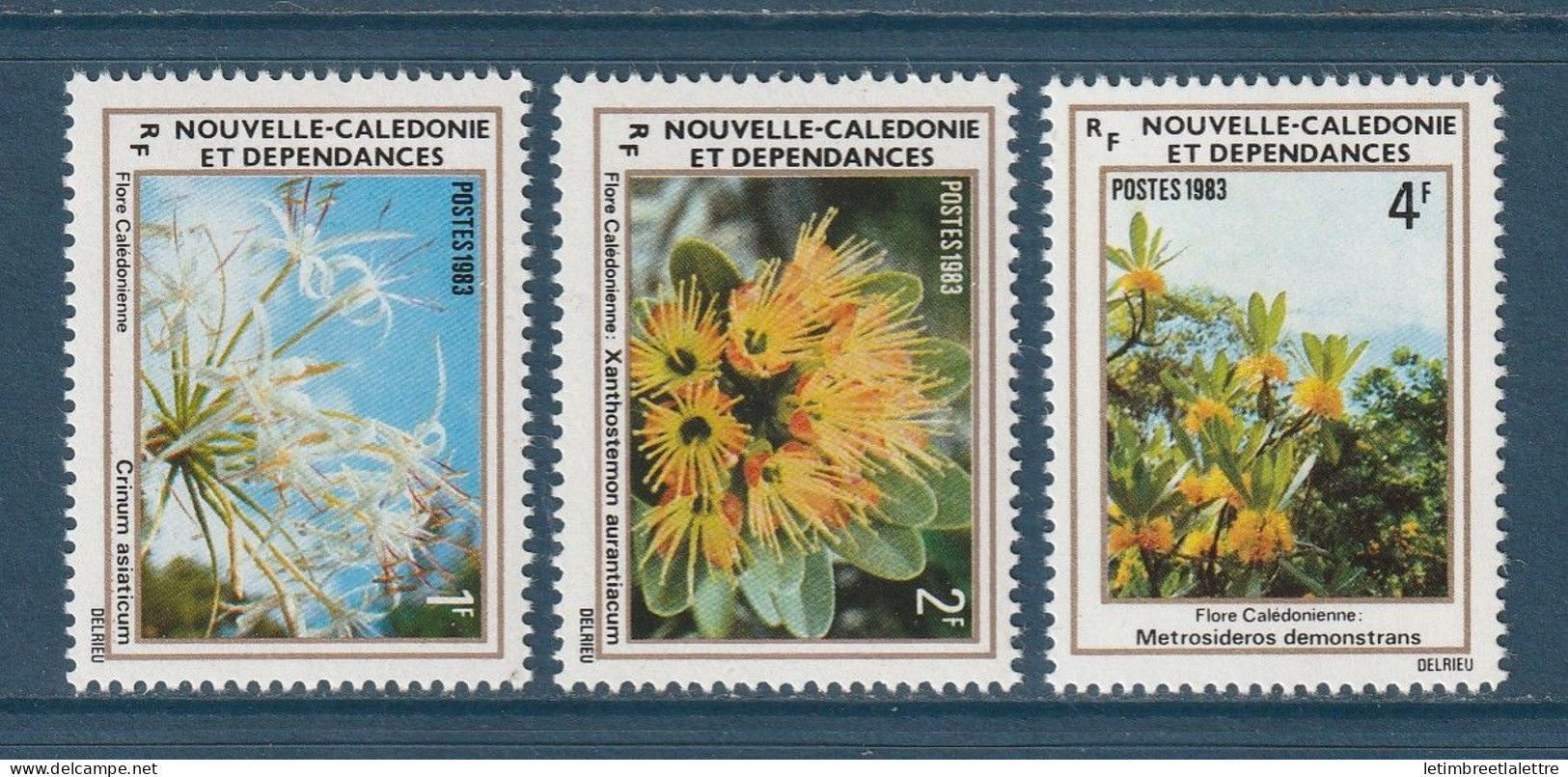 Nouvelle Calédonie - YT n° 469 à 471 ** - Neuf sans charnière - Flore calédonienne - 1983