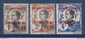 Kouang Tchéou - YT n° 35 , 36 et 37 ** - Neuf sans charnière - Surcharges - 1919