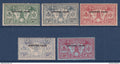 Nouvelles Hébrides - Taxe - YT N° 1 à 5 ** - n° 4 Oblitéré - Neuf sans charnière - Rousseurs - 1925