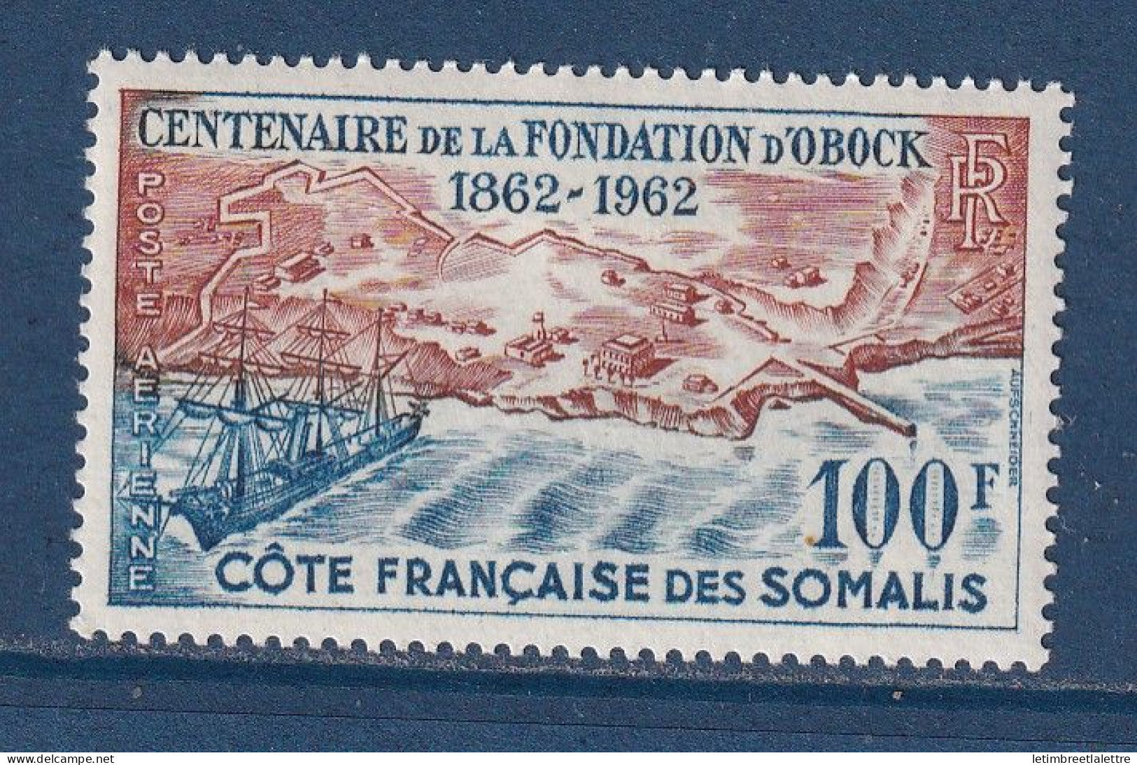 Côte des Somalis - YT PA n° 30 ** - Neuf sans charnière - Centenaire de la fondation d’Obock - 1962