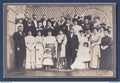 France - photo collée sur carte - ancienne photo de mariage
