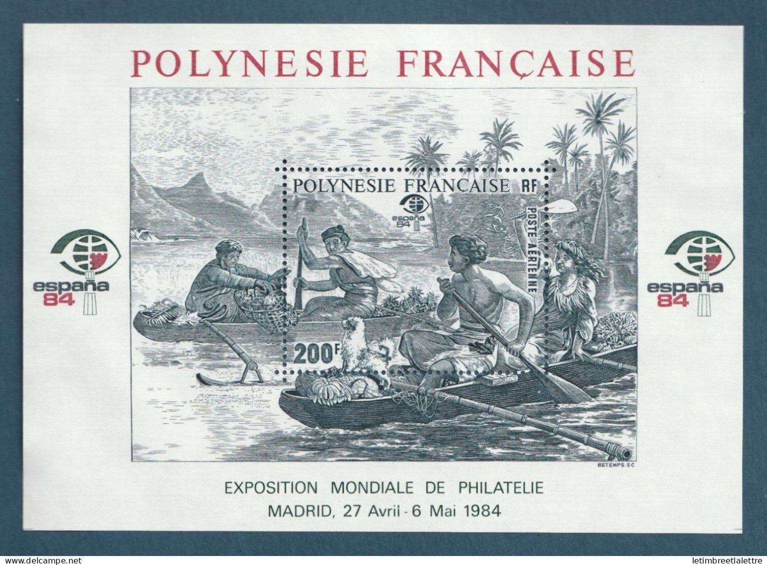 Polynésie Française - YT Bloc n° 9 ** - Neuf sans charnière - 1984