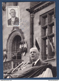 France - Carte maximum - Carte photo - De Gaulle - Libourne - 1971