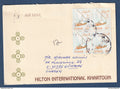 Soudan - Enveloppe Hilton International Khartoum - pour la Suède par avion