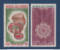Comores - Poste aérienne - YT PA n° 8 et 9 ** - Neuf sans charnière - Corbeilles et pendentif - 1963