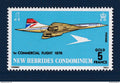 Nouvelles Hébrides - YT n° 425 ** - Neuf sans charnière - Avion - 1976
