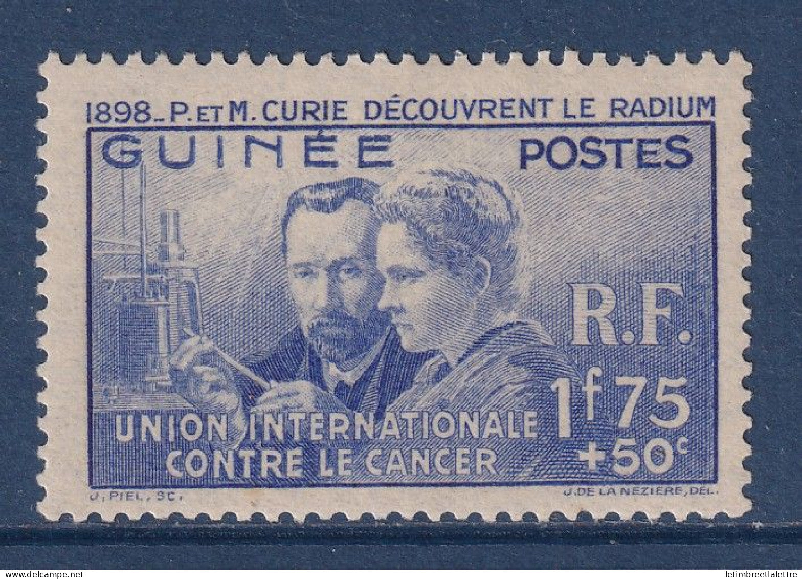 Guinée - YT n° 147 ** - Neuf sans charnière - Pierre et Marie Curie - 1938