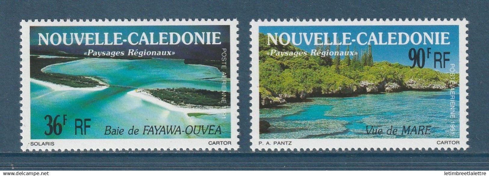 Nouvelle Calédonie - PA - YT n° 276 et 277 ** - Neuf sans charnière - Paysages régionaux - Ouvéa et Maré - 1991