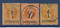 Grenade - YT N° 20 à 22 - SG n° 37 à 39 - Oblitéré - 1886