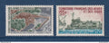 Afars et Issas - YT n° 349 et 350 ** - Neuf sans charnière - Architecture - Obock et Djibouti - 1969