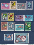 Sainte Hélène - YT n° 141 à 154 ** - Neuf sans charnière - Faune - 1961