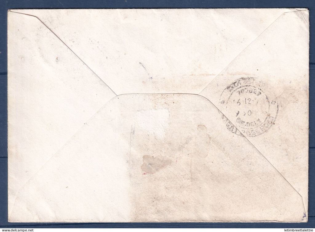 Myanmar - Birmanie - Enveloppe par avion - pour l'Inde - Calcutta - 1978