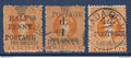 Grenade - YT N° 24 à 26 - SG n° 41 à 43 - Oblitéré - 1886