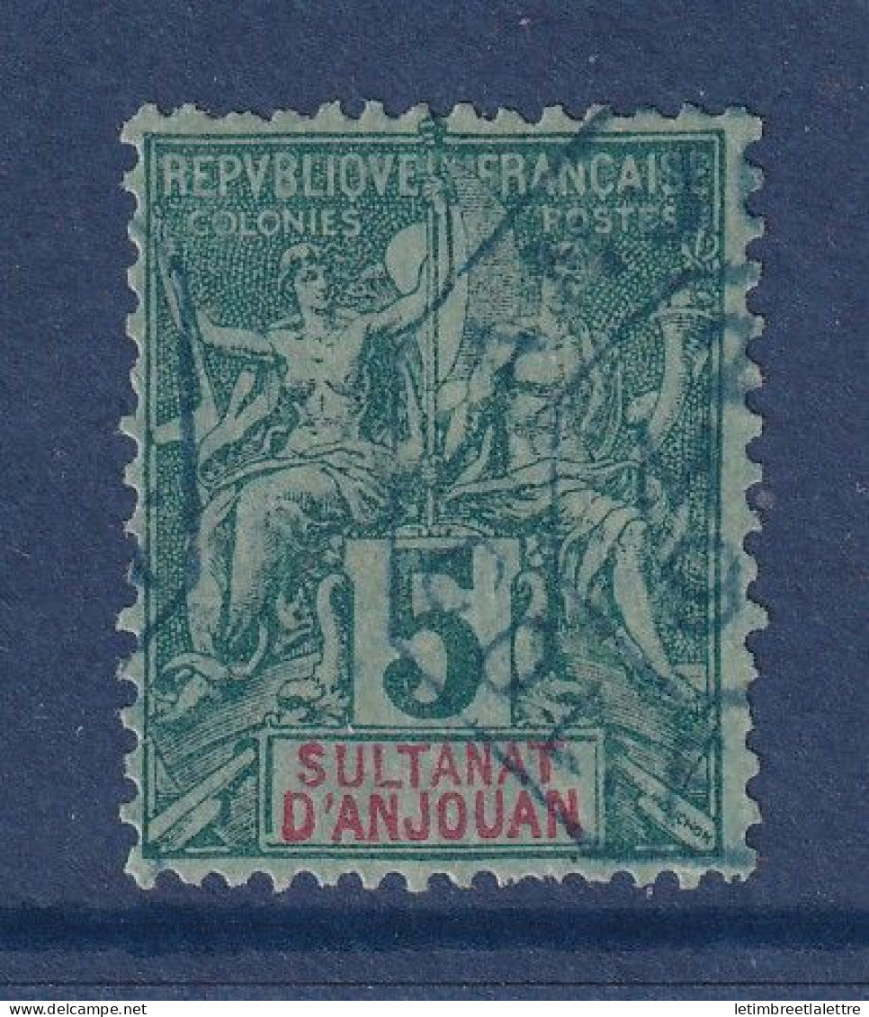 Anjouan - YT n° 4 - Oblitéré - type Groupe - 1892