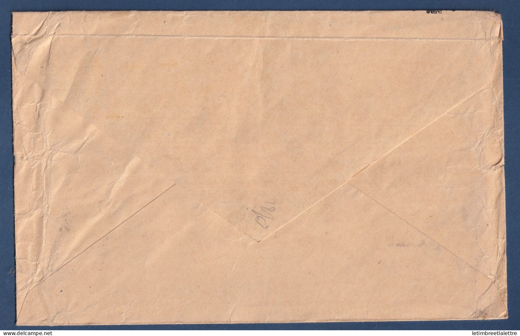 Espagne - Enveloppe censurée pour Paris - Censure militaire - Madrid - 1938
