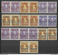 Espagne - YT n° 329 à 338 ** - Paires neuves sans charnière - Croix-Rouge - TB et rares
