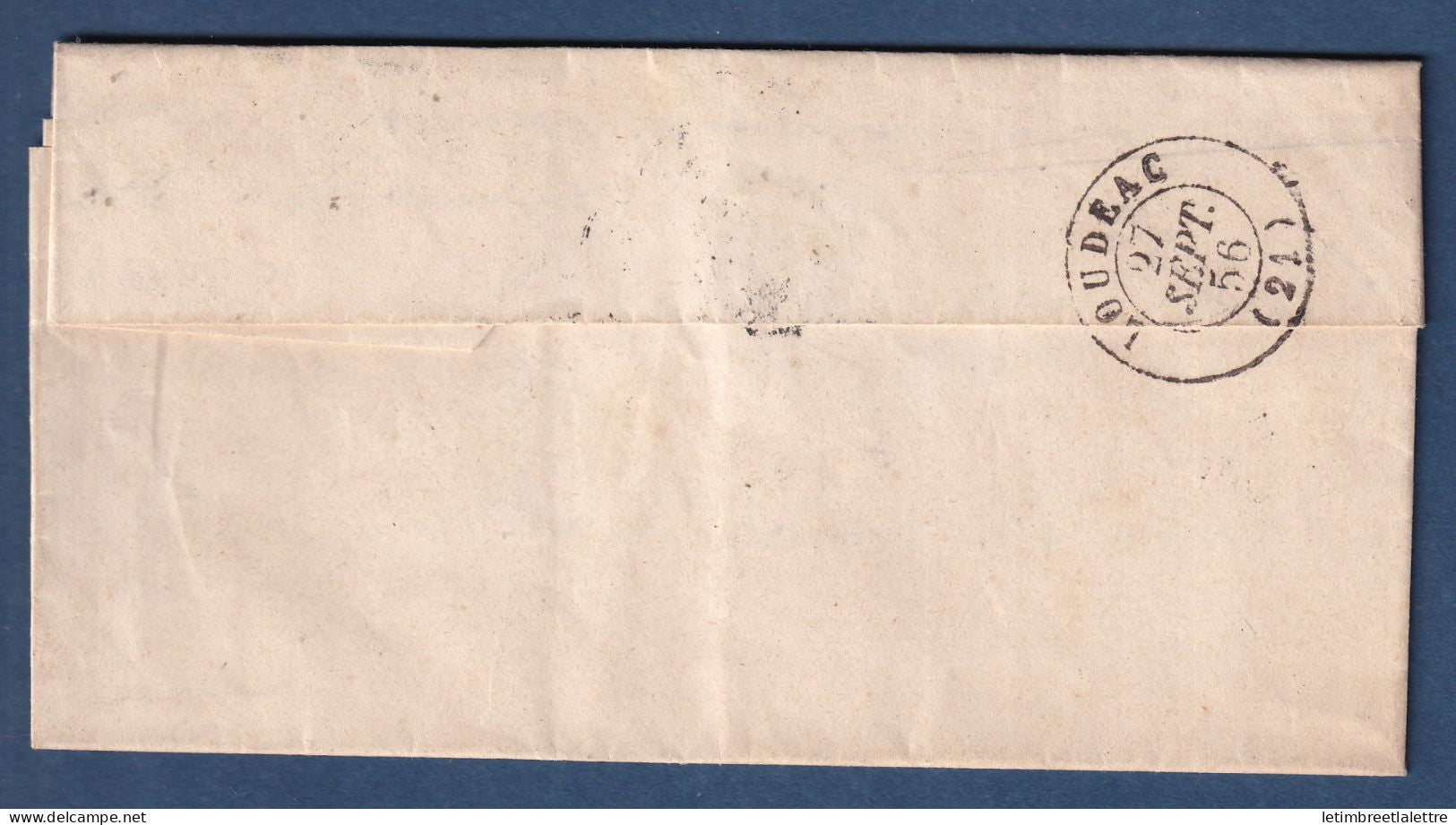 France - Enveloppe de Saint Brieuc - oblitéré Petit Chiffre PC 3013 - pour Loudéac - 1856