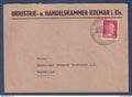 France - Allemagne - Alsace Lorraine - Seconde Guerre mondiale - Seul sur lettre - chambre de commerce de Colmar - 1940