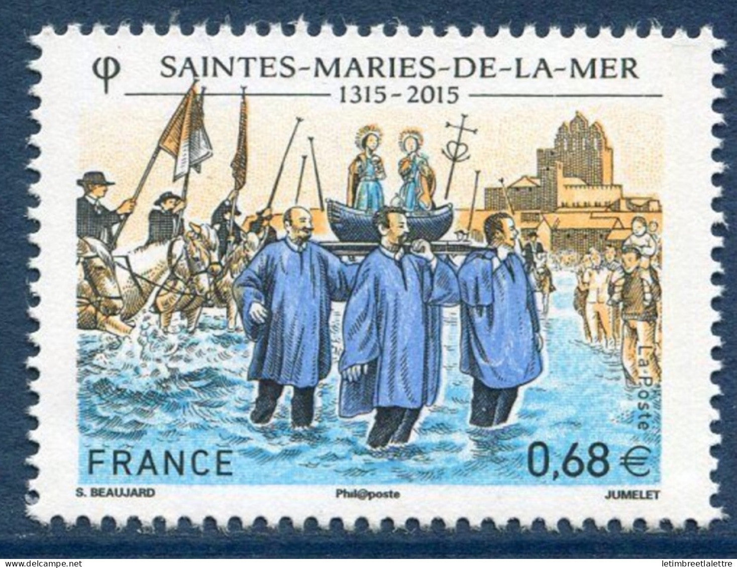 France - YT n° 4937 ** - Neuf sans charnière - Saintes-Maries-de-la-Mer - 2015