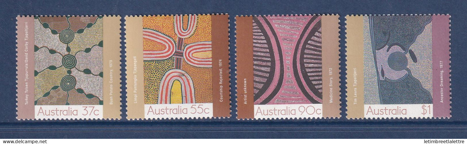 Australie - YT n° 1090 à 1093 ** - Neuf sans charnière - Art aborigène - 1988