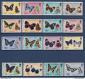 Bélize - YT n° 335 350 ** - Neuf sans charnière - Papillons - Insectes - 1974 1975