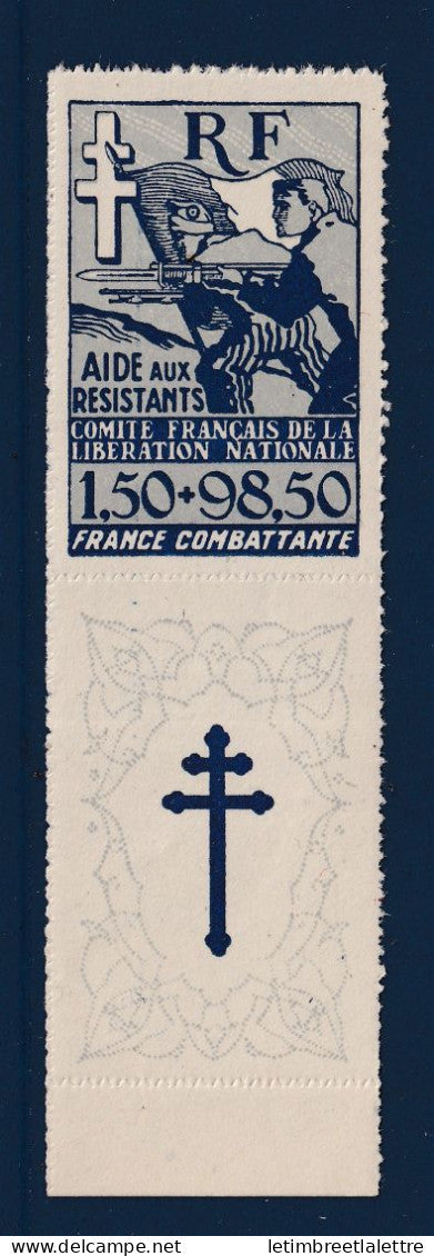 Colonies Générales - YT n° 6 ** - Neuf sans charnière - France Libre - Croix de Lorraine - 1943