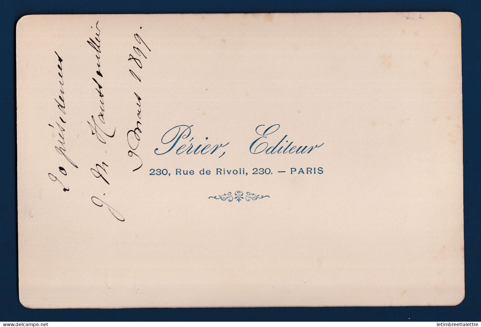 France - Carte photo Musée du Luxembourg - l'ange de Tobie par G. Doré - éditeur Périer